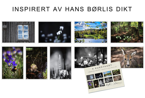 Kunstkort: Ingenting haster (Børli)